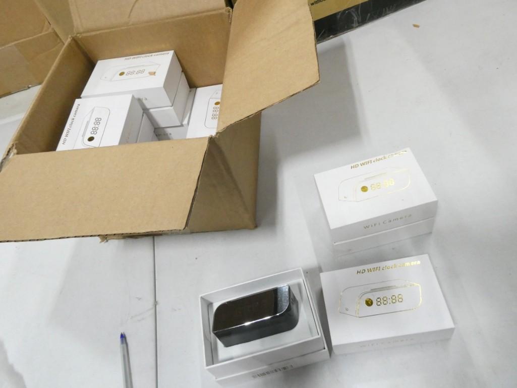 8 HD WIFI Clocks with Hidden Cameras New in Box (1 of 4)