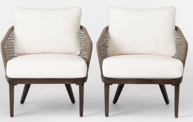 Risley Oversized Rope Club Chair Style FRA81029 Project 62 New in Opened Box (1 of 4)