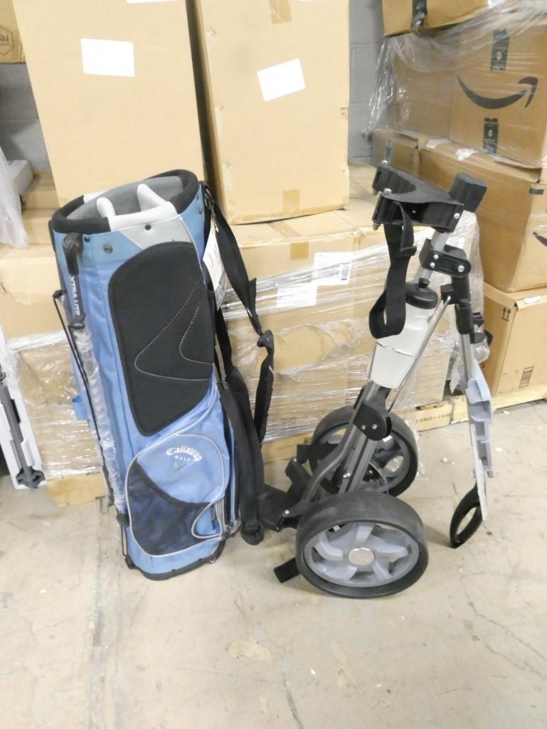 New Calloway Golf Bag and a Used G-0 Golf Cart (1 of 4)