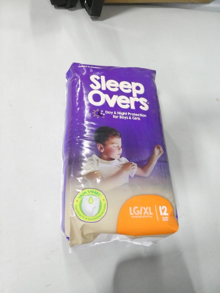 7 Packs of Sleep Overs Day and Night Protection for Boys and Girls 12 in Each Pack (1 of 2)