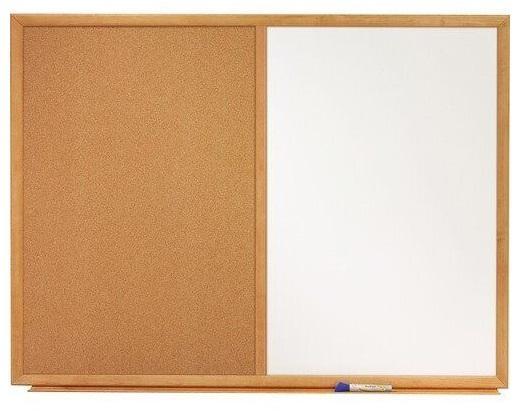 Standard Combo White Board 3ft x 2 ft Cork Bulletin Board New in Box (1 of 3)