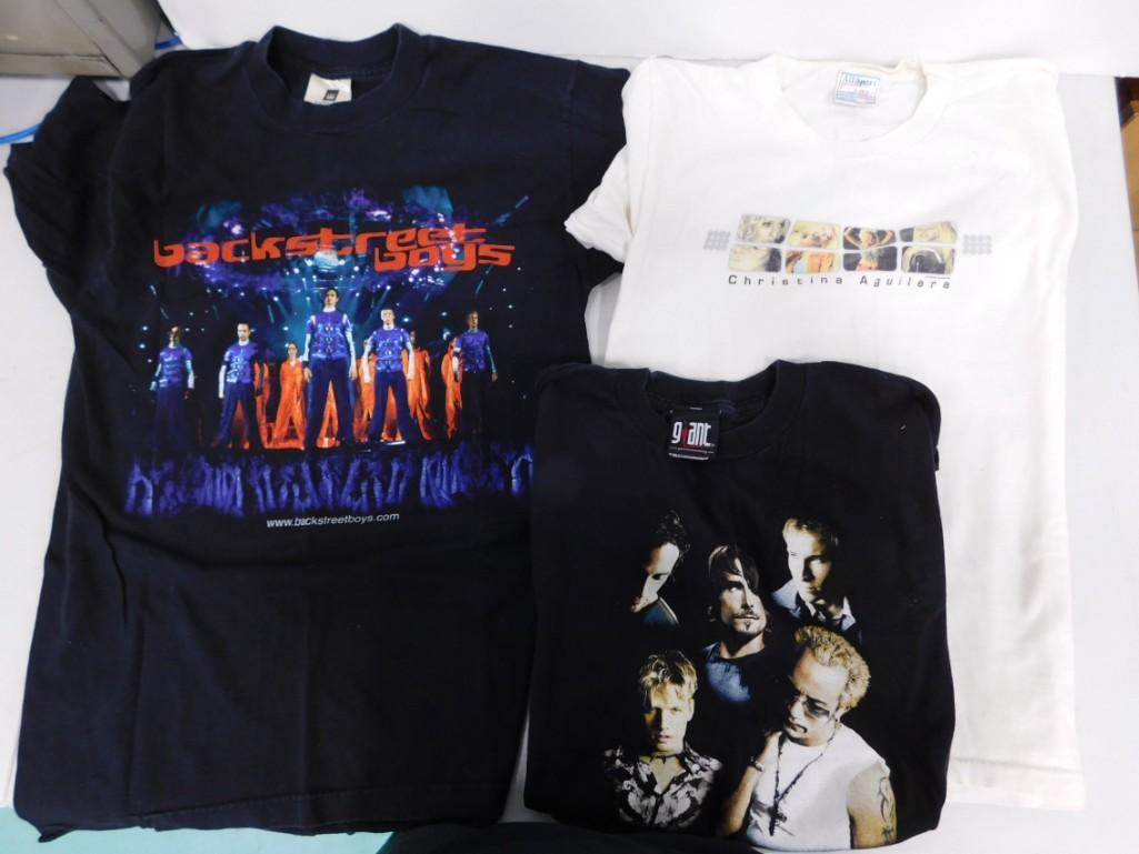 3 Band Shirts incl 2 Backstreet Boys and 1 Christina Aguilera (1 of 7)