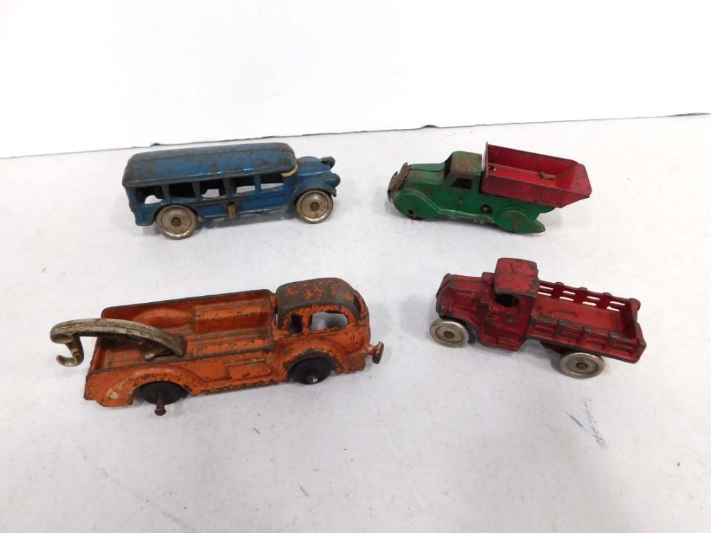 Vintage Toy Trucks and Vehicles incl Cast Iron and Pressed Steel (1 of 7)