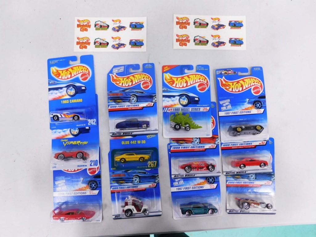 12 Hot Wheels Cars and Vehicles New in Package (1 of 4)