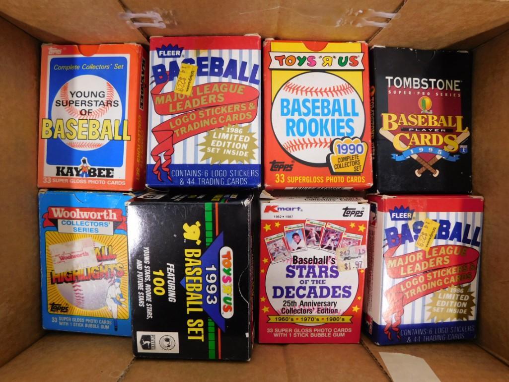 Baseball Cards incl Woolworth Collectors' Series, Toys R Us Baseball Rookies by Topps,: Baseball Cards incl Woolworth Collectors' Series, Toys R Us Baseball Rookies by Topps, Tombstone Super Pro Series Baseball Player Cards 1995, etc Condition: not checked for completeness
