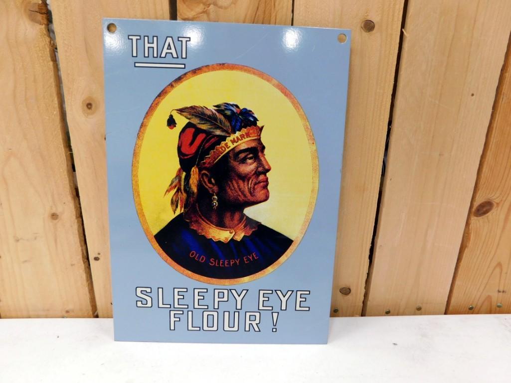 Sleepy Eye Flour Porcelain Sign (1 of 3)