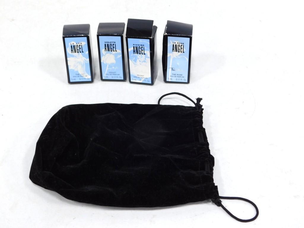 Thierry Mugler Angel 4 Minis Perfume Collection Set with Travel Bag (1 of 5)