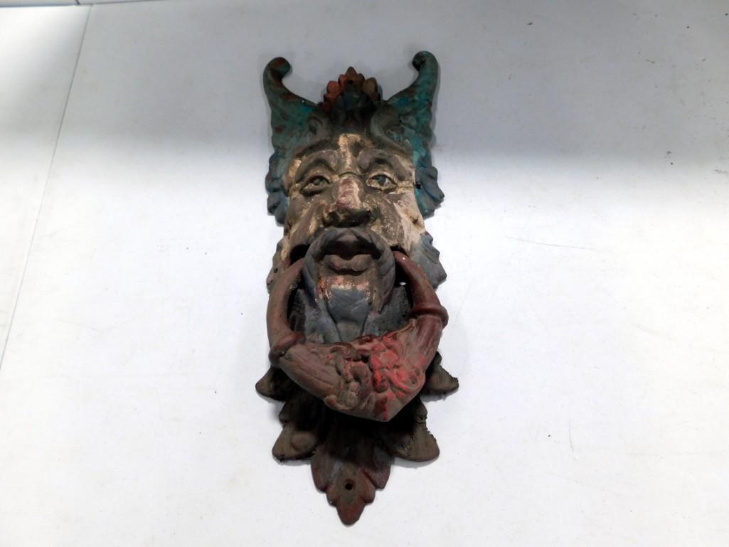 Large Vintage Old Man Door Knocker or Wall Hanging (1 of 5)