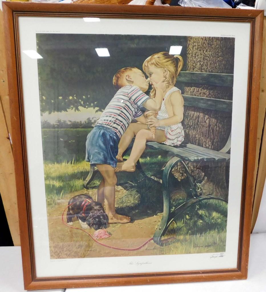 Joseph Petro "The Sympathizer" Framed Print Pencil Signed and Numbered (1 of 6)