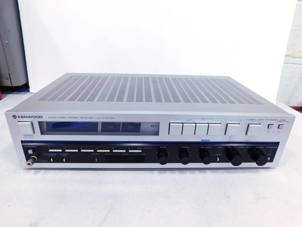 Kenwood Audio Video Stereo Receiver Model KVR-510 Works (1 of 4)