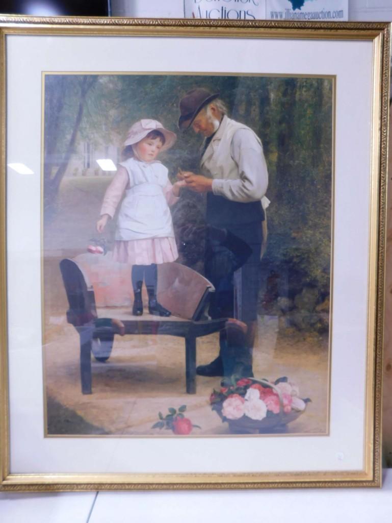 Framed James Hayller Print "The Thorn"  38 1/4" x 32" (1 of 4)