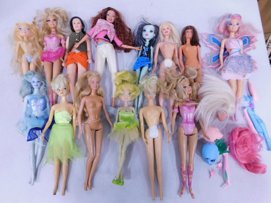 Barbie Lot incl Disney, Tinkerbell, Fairytopia, Monster High, etc: Barbie Lot incl Disney, Tinkerbell, Fairytopia, Monster High, etc