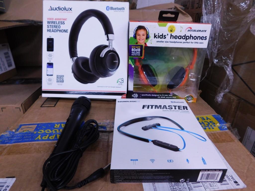 New AudioLux Bluetooth Headphones, New Kids Headphones, Fitmaster, Microphone: New AudioLux Bluetooth Headphones, New Kids Headphones, Fitmaster, Microphone