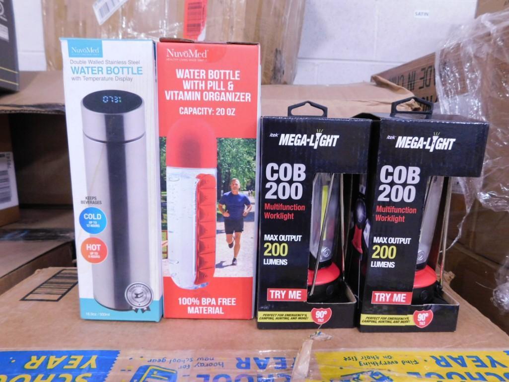New Items incl 2 Water Bottles and 2 Mega Light COB 200 Multifunction Worklights (1 of 5)