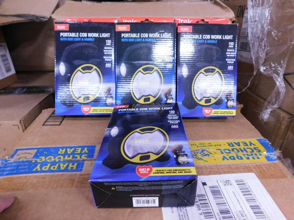 6 Portable Cob Work Lights New in Box (1 of 3)