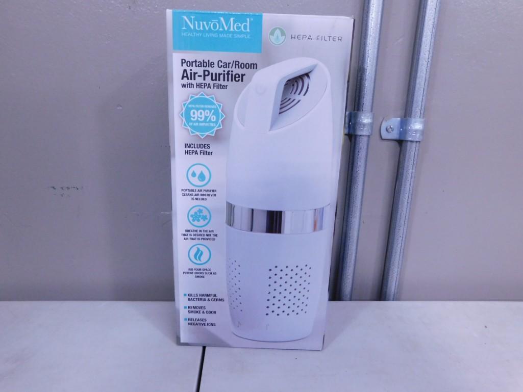 NuvoMed Portable Car Room Air Purifier New in Box (1 of 3)