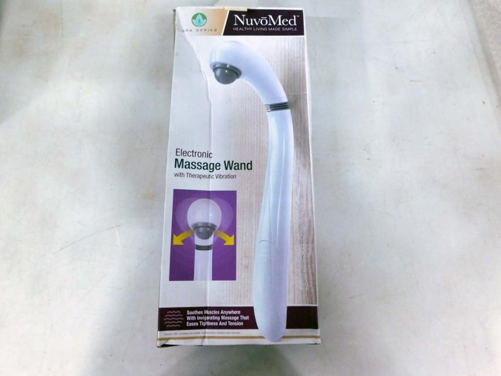 NuvoMed Electronic Massage Wand with Therapeutic Vibration New in Box: NuvoMed Electronic Massage Wand with Therapeutic Vibration New in Box