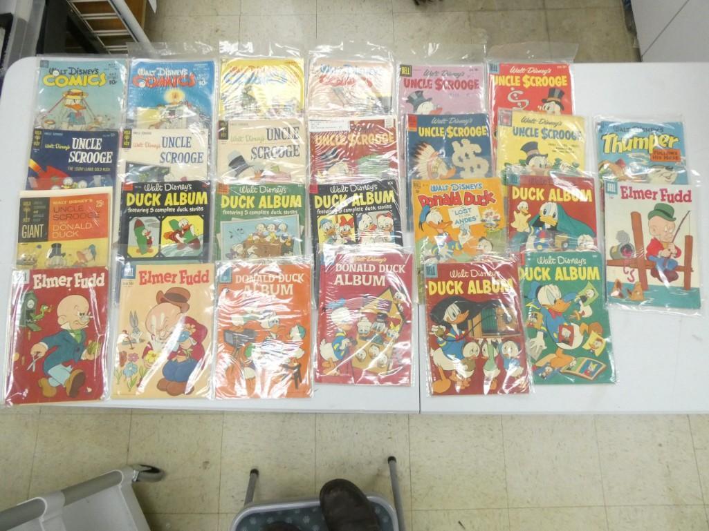 Lot of 26 Mostly Dell Walt Disney Comic Books (1 of 4)