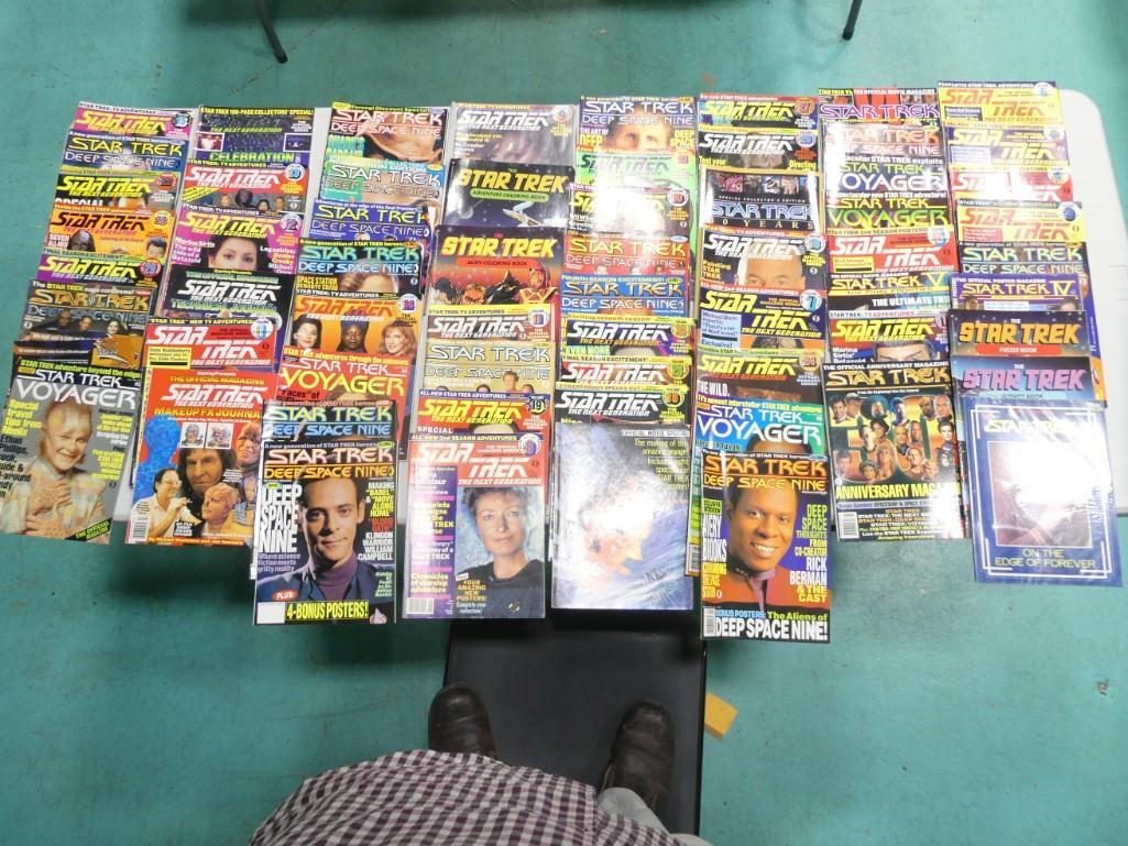 Large Lot of Star Trek Magazines - DS9, TNG, misc. , etc. (1 of 5)