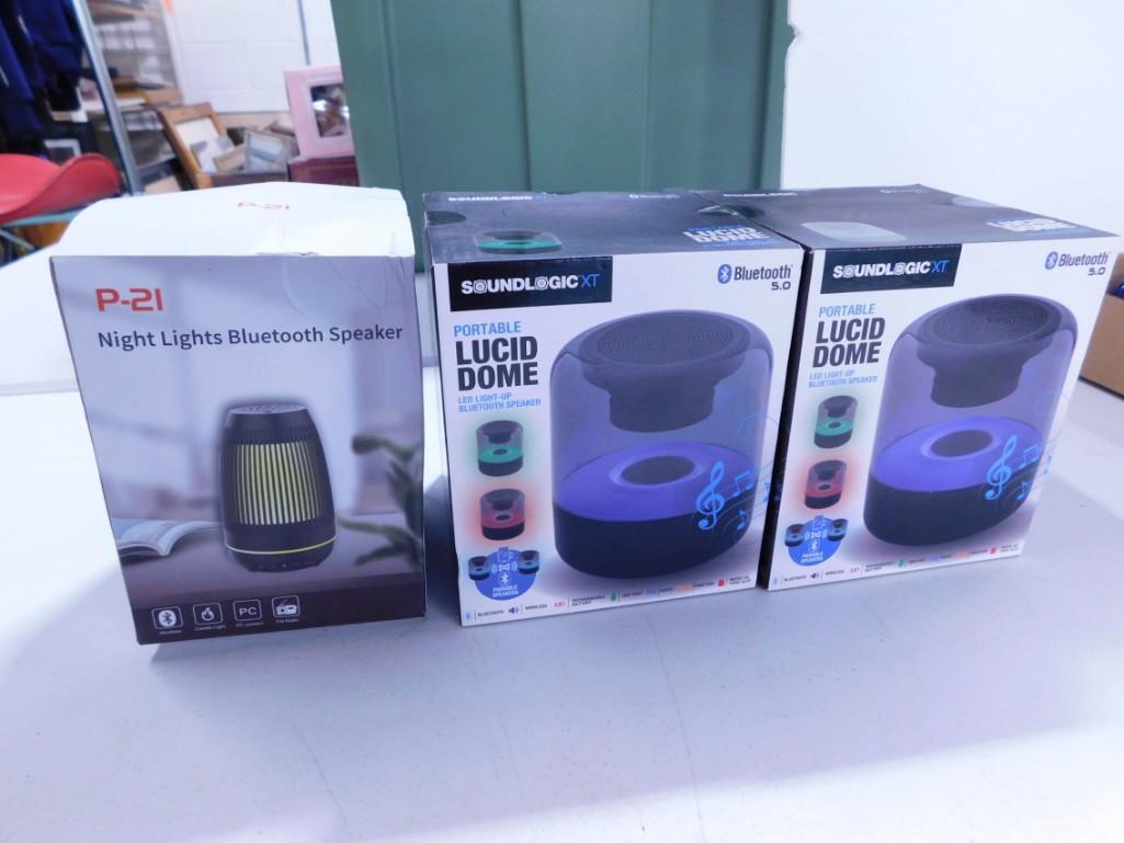 3 New Lighted Bluetooth Speakers (1 of 3)