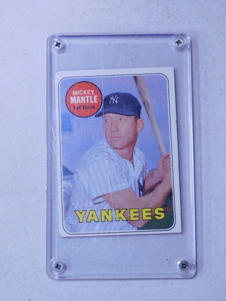 Topps 1969 Mickey Mantle Baseball Card - 500 (1 of 2)