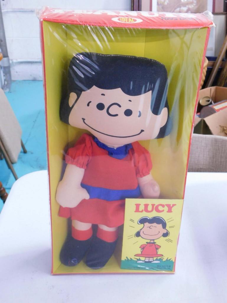 Vintage Ideal The Peanuts Lucy Plush New Old Stock Sealed in Package: Vintage Ideal The Peanuts Lucy Plush New Old Stock Sealed in Package