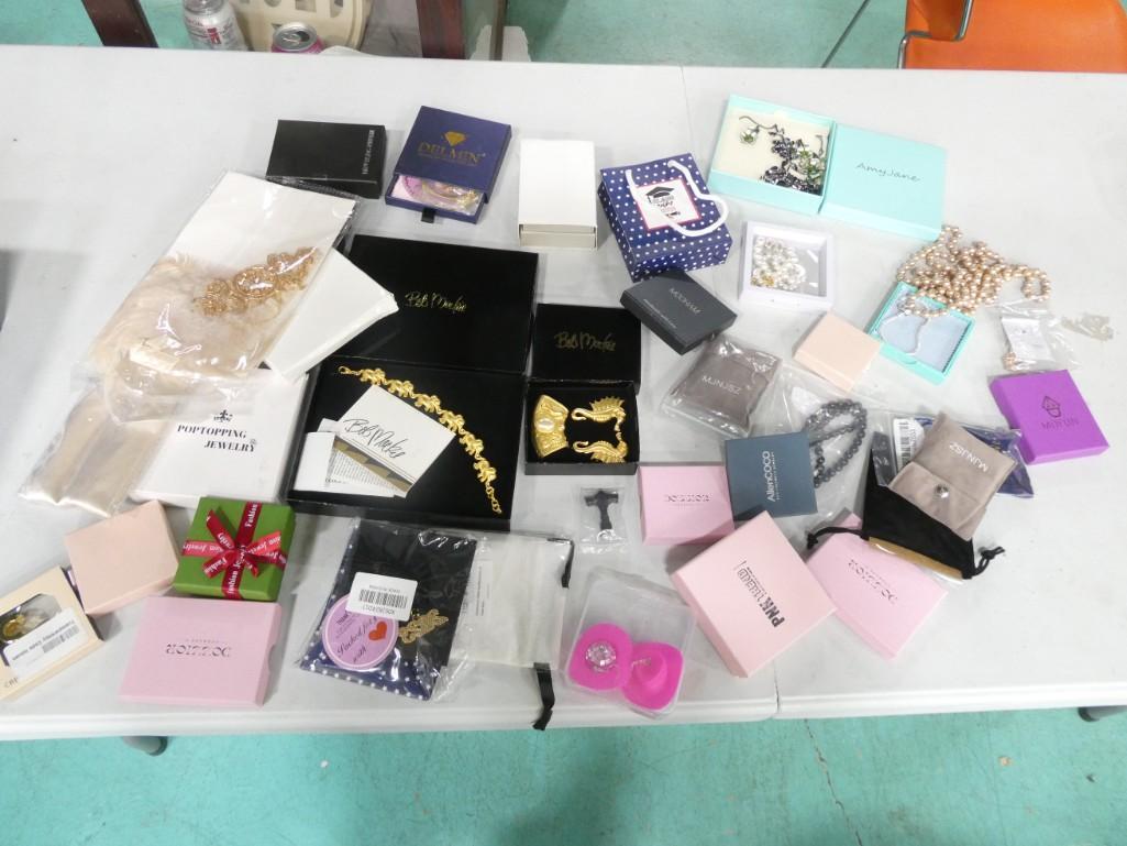 Lot of Costume Jewelry incl Bob Mackie, etc: Lot of Costume Jewelry incl Bob Mackie, etc