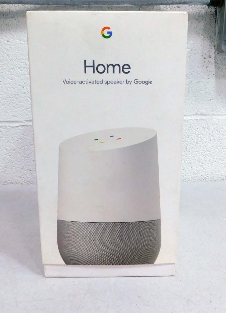 Home Voice Activated Speaker by Google New in Box: Home Voice Activated Speaker by Google New in Box