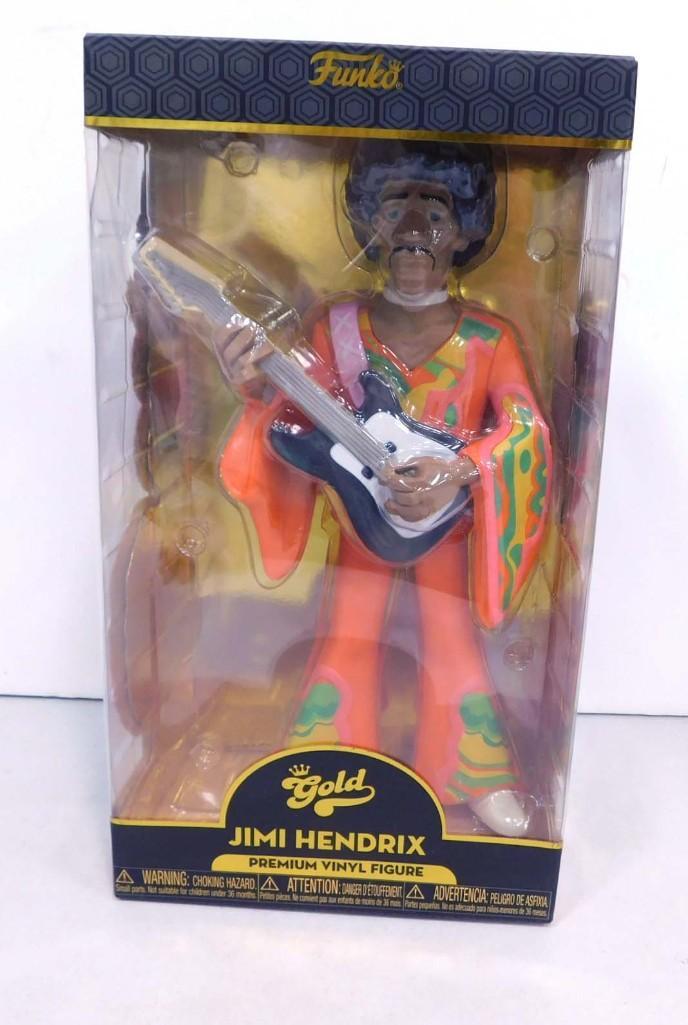 Jimi Hendrix Funko Gold Vinyl Figure New in Box: Jimi Hendrix Funko Gold Vinyl Figure New in Box