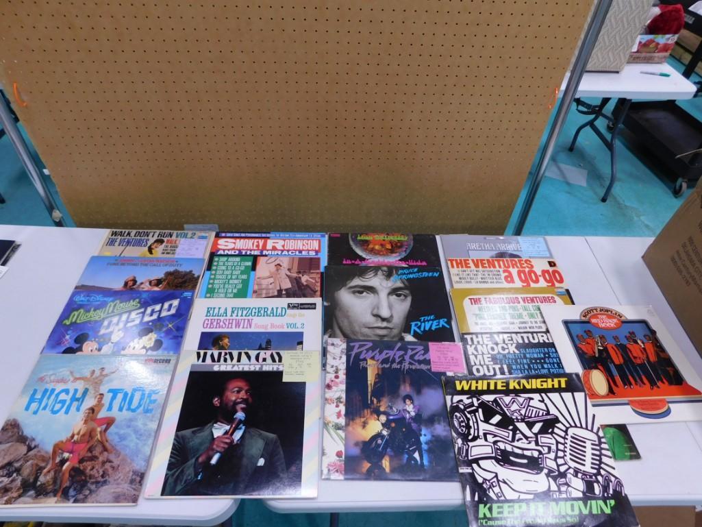 Lot of Vinyl Record Albums including The Ventures, Smokey Robinson, Bruce Springsteen (1 of 6)