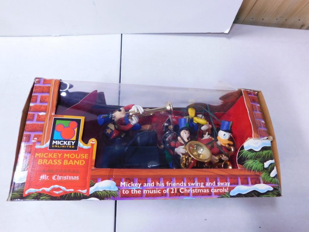 Mickey Mouse Christmas Brass Band with Box: Mickey Mouse Christmas Brass Band with Box