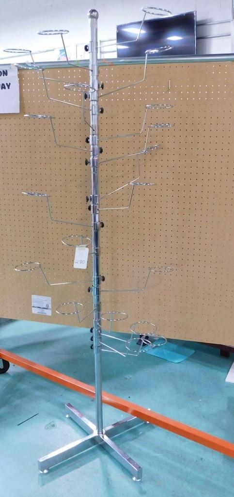 Chrome Hat Display Rack or Hat Display Stand (1 of 3)