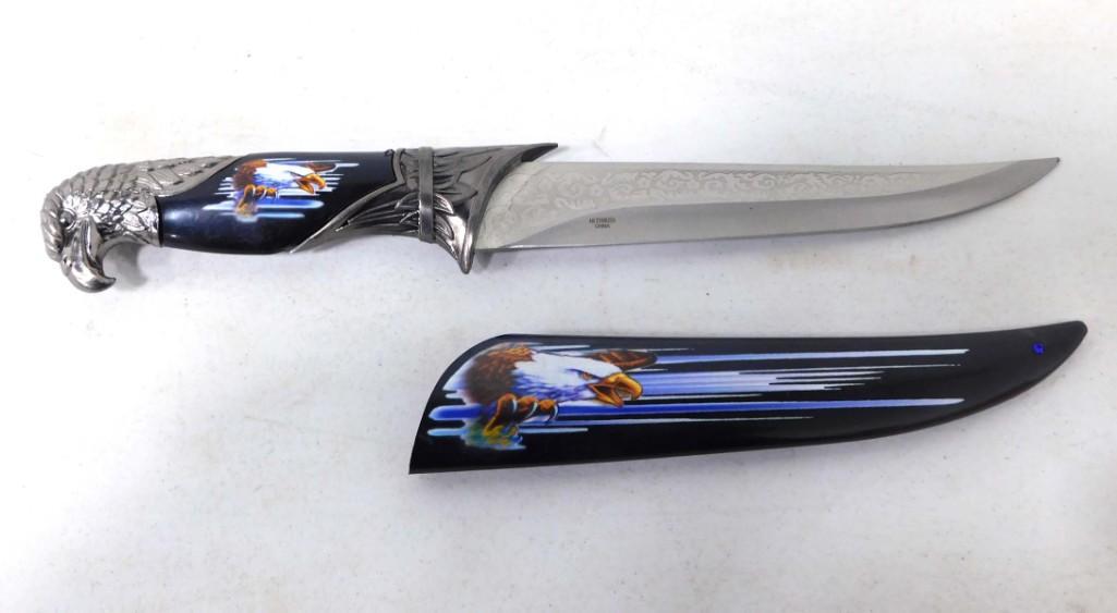 Eagle Knife with Sheath and Stainless Steel Blade (1 of 7)