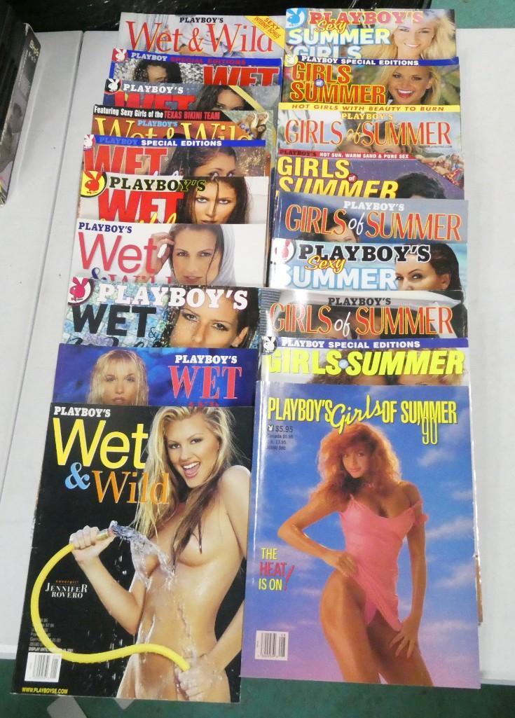 Lot of Assorted Playboy Magazine Special Editions including Sexy Summer Girls, Wet & Wild: Lot of Assorted Playboy Magazine Special Editions including Sexy Summer Girls, Wet & Wild, Girls of Summer, etc.