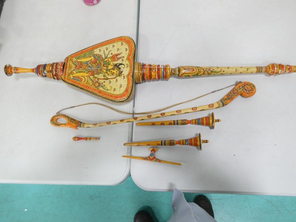 Bowed Musical Instrument with Asian Design (1 of 7)