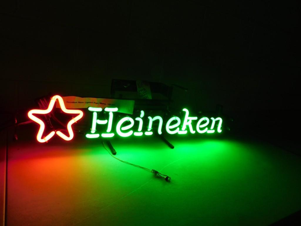 Heineken Beer Lit Neon Sign