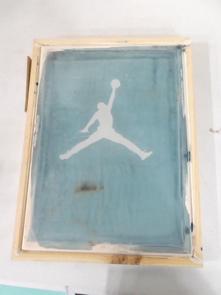 Michael Jordan Air Jordan Silk Screen Framed (1 of 3)