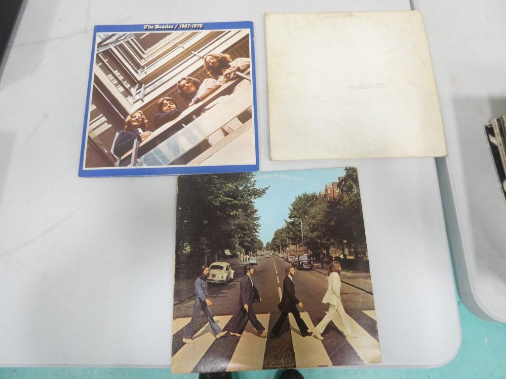 The Beatles Vinyl Record Albums including Abbey Road, The White Album, The Blue Album 1967-1970 (1 of 7)