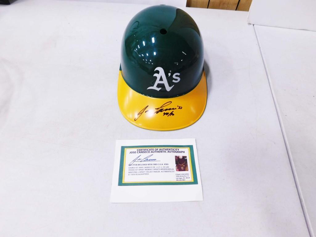 Jose Conseco 40/40 Club Inscription Oakland A's: Jose Conseco 40/40 Club Inscription Oakland A's . Has a COA from Sport Memory Sports Memorabilia Shop