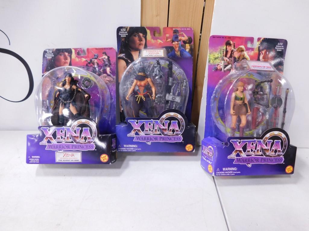 3 Xena Warrior Princess Figures New Old Stock (1 of 4)
