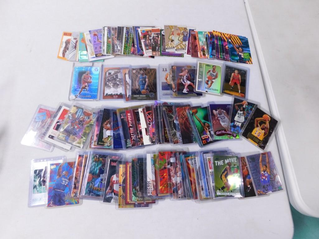 Lot of over 125 Rookie, Inserts and numbered basketball cards (1 of 2)