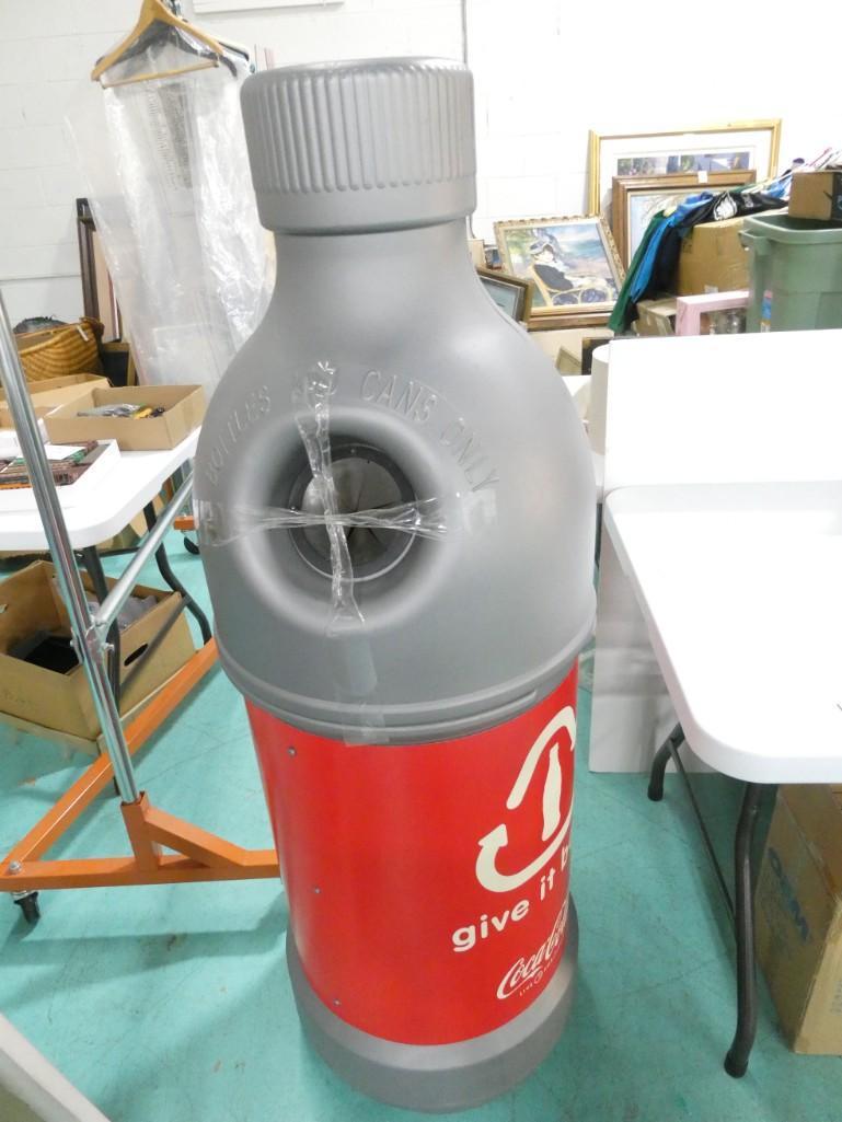 Large Coca Cola Bottle Recycling Display Auction