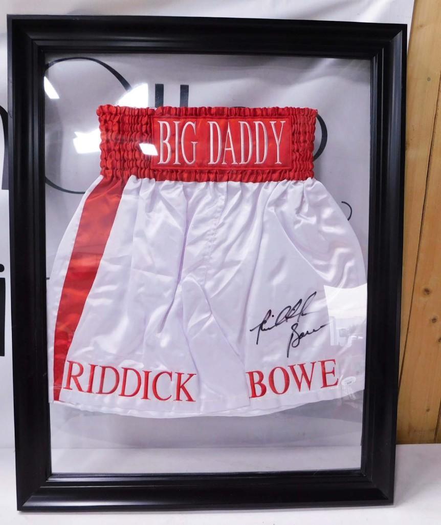 Riddick Bowe Signed Boxing Shorts with JSA COA (1 of 4)