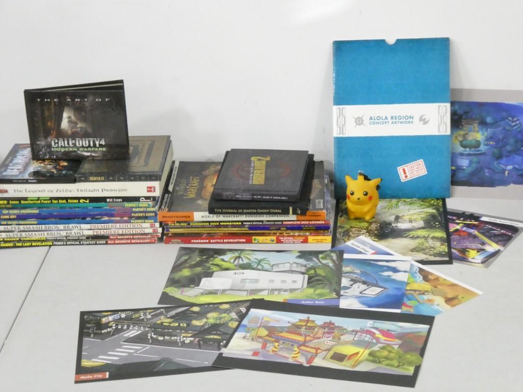 Assorted Lot of Video Game Books, etc.  including Call of Duty, Legend of Zelda (1 of 5)