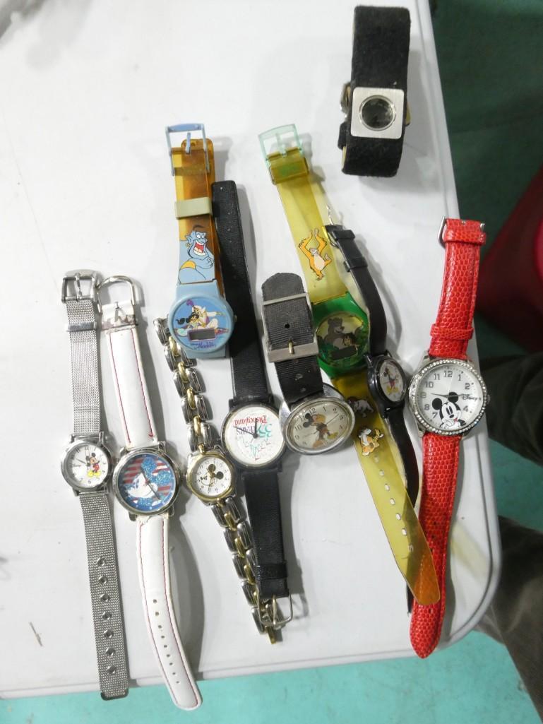 Lot of Mickey Mouse and Walt Disney Watches (1 of 7)