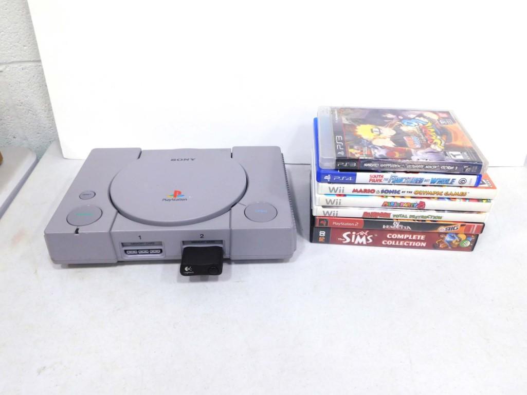 Playstation Console, Video Games incl Wii, Playstation 4, PS2, Sims, Lot (1 of 3)