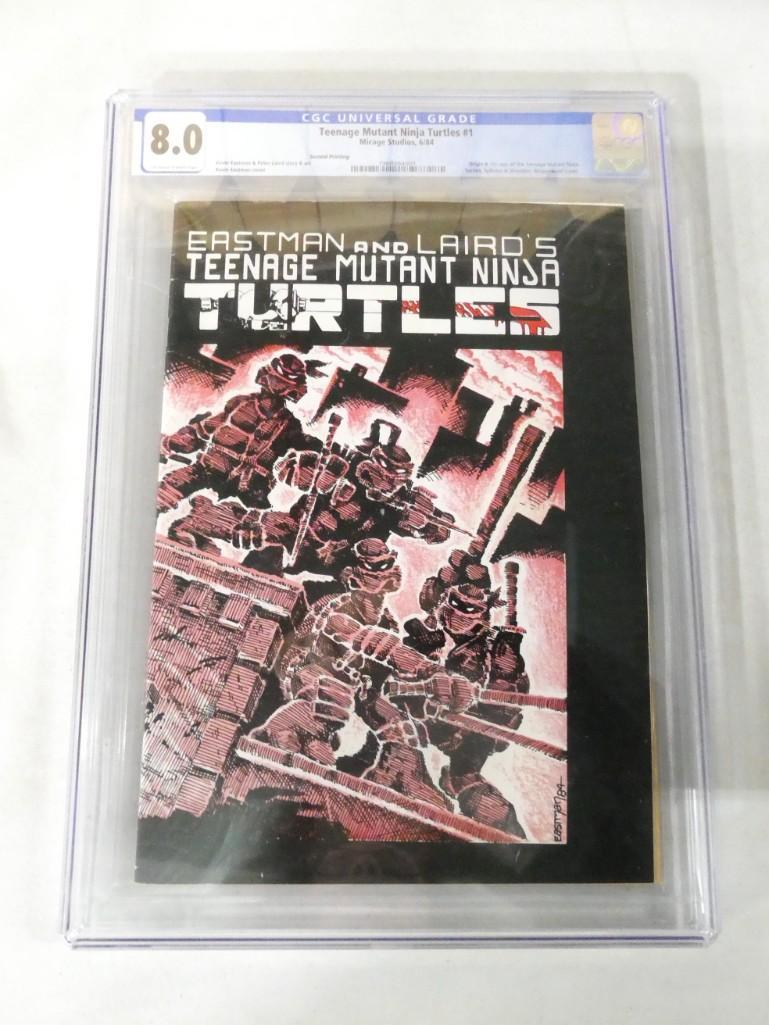 CGC Grade 8.0 Teenage Mutant Ninja Turtles #1 Mirage Studios, 6/1984 2nd printing (1 of 5)