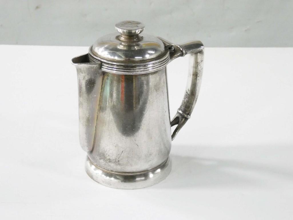 International Silver Soldered Individual Coffee Pot; Hilton Hotel, 1960 (1 of 6)