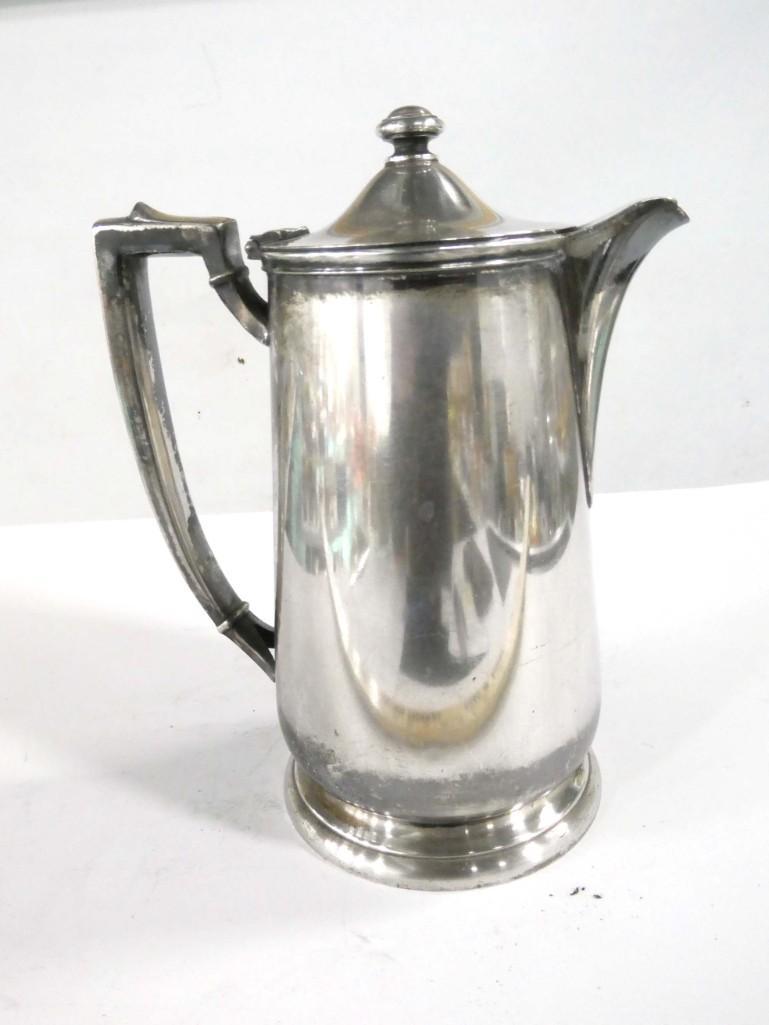International Silver Soldered Coffee Pot; Congress Hotel Chicago, 1947 (1 of 4)