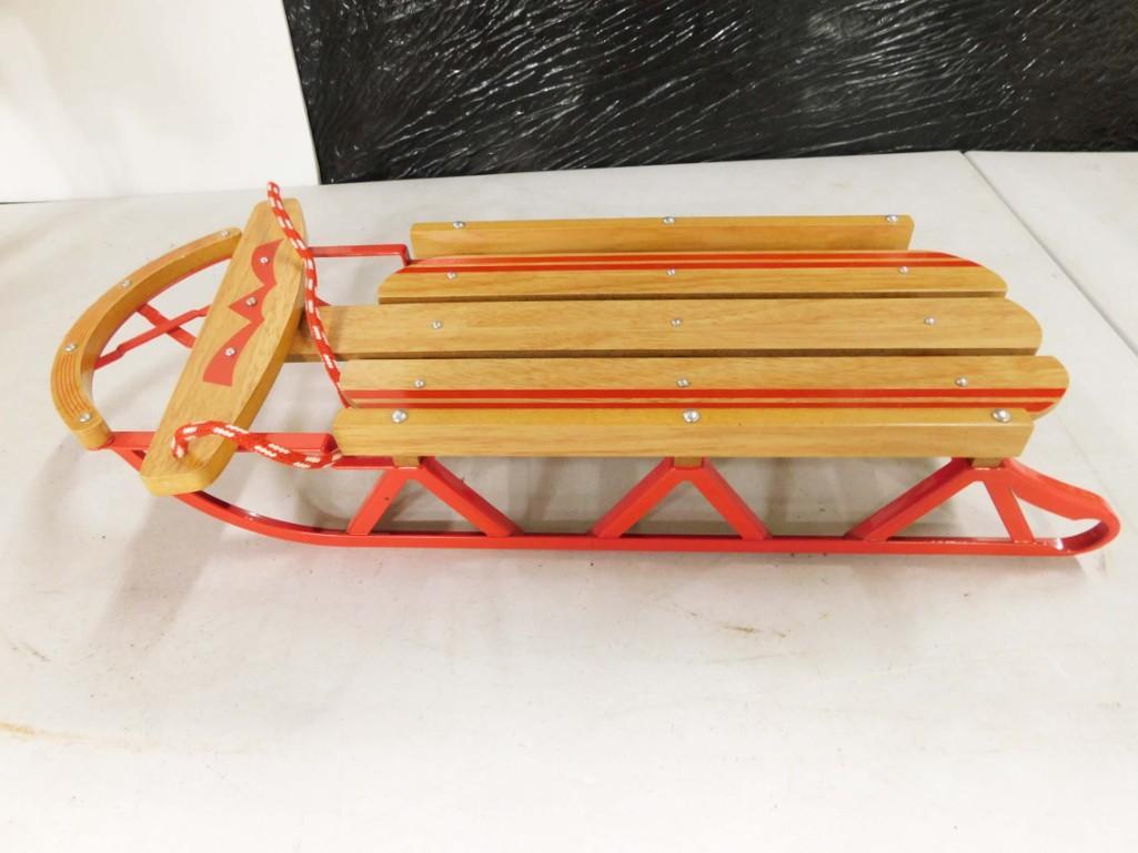 American Girl Emily's Wooden Sled Retired: American Girl Emily Wooden Sled Retired